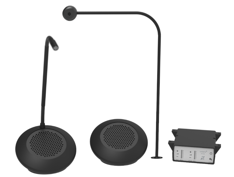 Contacta STS-K072 Window Intercom Pod and Screen Mount Mic System Kit